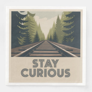 Stay Curious Paper Dinner Napkins