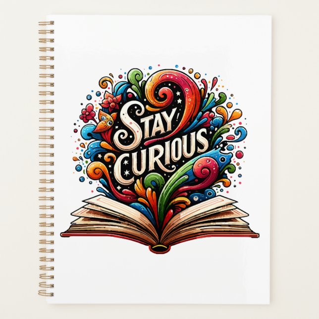 Stay Curious Planner (Front)
