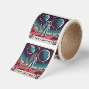 Stay Curious Square Sticker