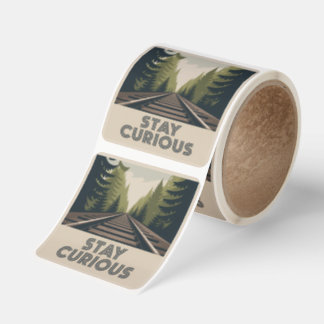 Stay Curious Square Sticker