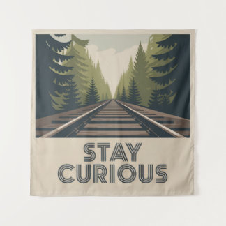 Stay Curious Tapestry