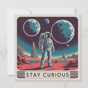 Stay Curious Thank You Card