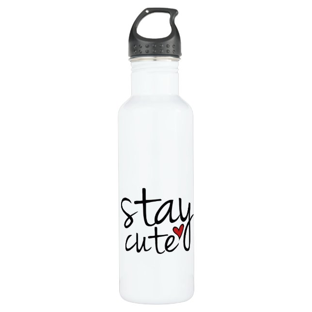 Stay Cute Water Bottle (Front)