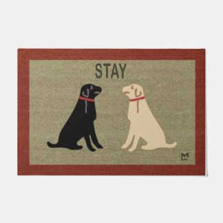 Stay Dog Couples Mat, Best Animal Doormat
