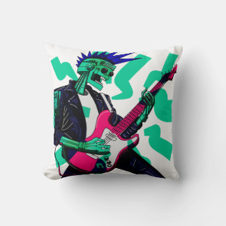 Stay Electric Throw Pillow