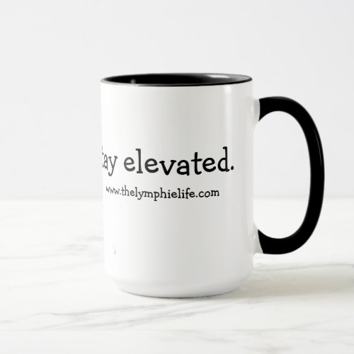 Stay Elevated Butterfly 15oz Ringer Mug
