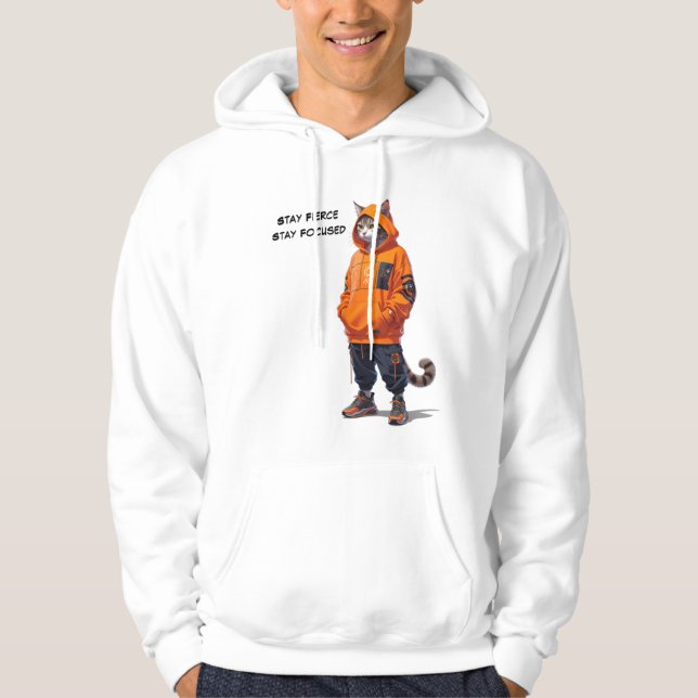 Stay Fierce, Stay Focused - Customizable Hoodie (Front)