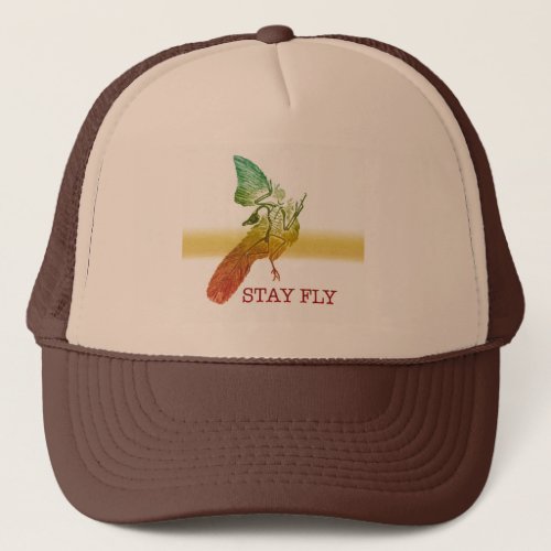 Stay Fly Dinosaur Trucker Hat