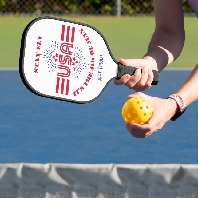 Stay fly it's the 4th of July Pickleball Paddle (Insitu)