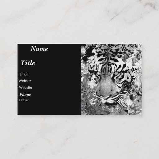 Customizable Stay Focus_ Profile Card Business Card Templates