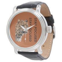 Stay Focused Tiger Motivation Wall Art Poster