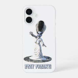 Stay Freaky! Bride of Frankenstein iPhone 16 Case