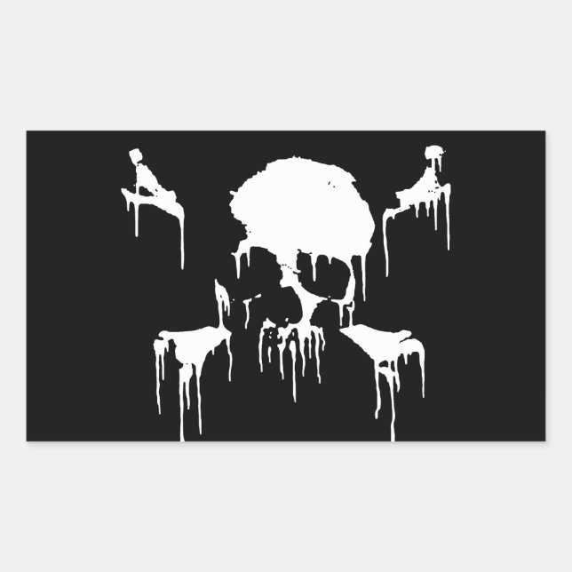 Stay Frosty Rectangular Sticker (Front)