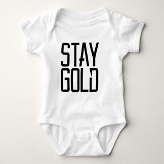 Stay Gold Baby Bodysuit