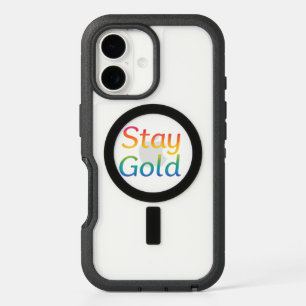Stay Gold iPhone Cover