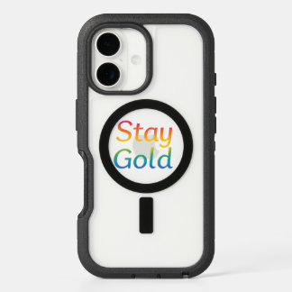 Stay Gold iPhone Cover