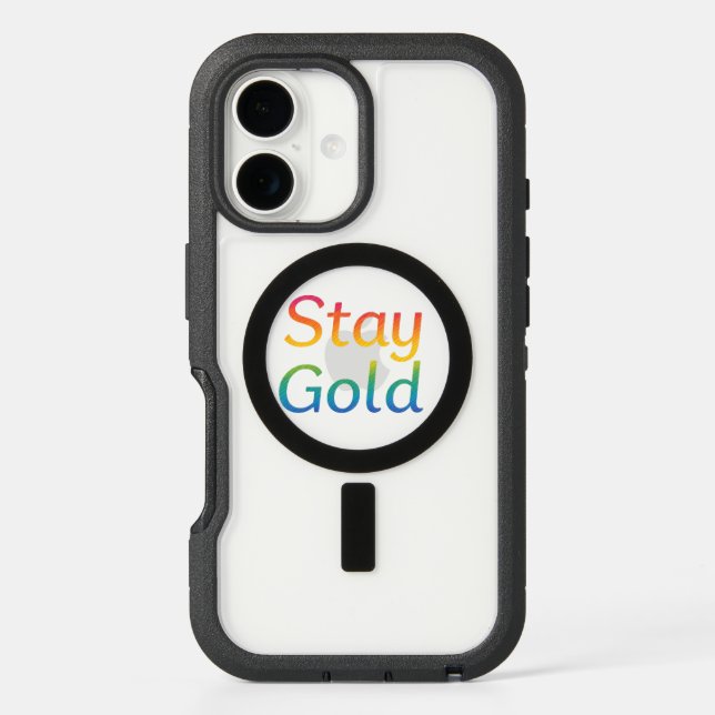 Stay Gold iPhone Cover (Back)