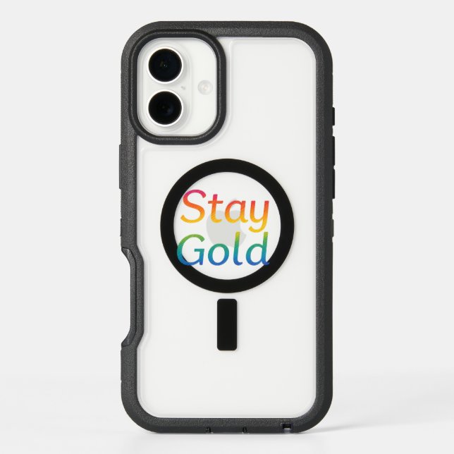 Stay Gold iPhone Cover (Back)