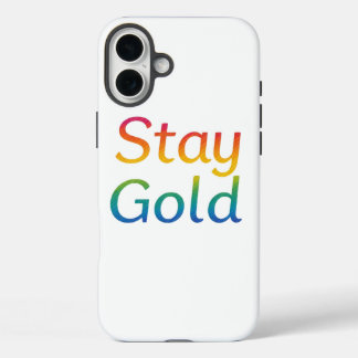 Stay Gold iPhone Cover
