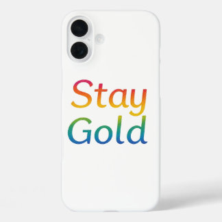 Stay Gold iPhone Cover