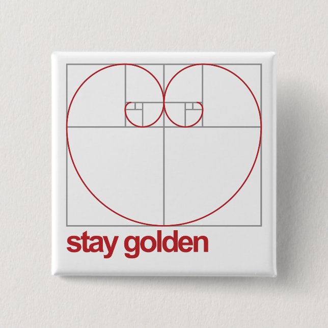 Stay Golden Button (Front)
