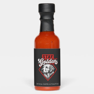 Stay Golden Golden Retriever Dog Hot Sauces