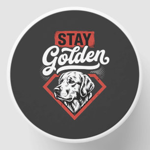 Stay Golden Golden Retriever Retro Dog Mini Candle Favors