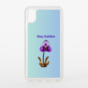 Stay Golden Orchid Speck iPhone XS Max Case