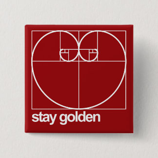 Stay Golden Pinback Button