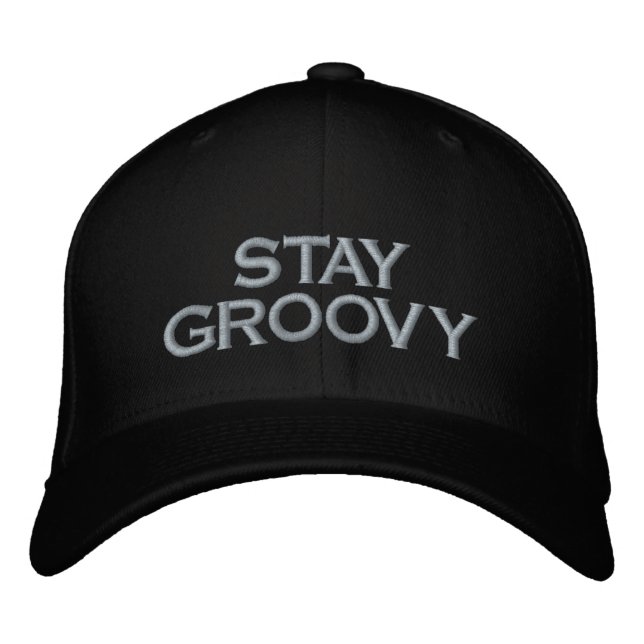 STAY GOOVY  beach Life summer fun Embroidered Baseball Cap (Front)