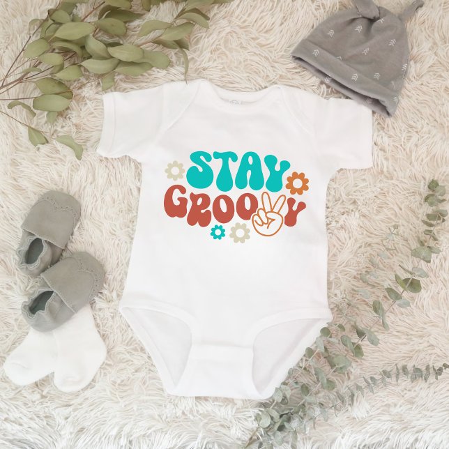 Stay Groovy Baby Romper (Stay Groovy Baby)