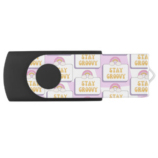 Stay Groovy Flash Drive