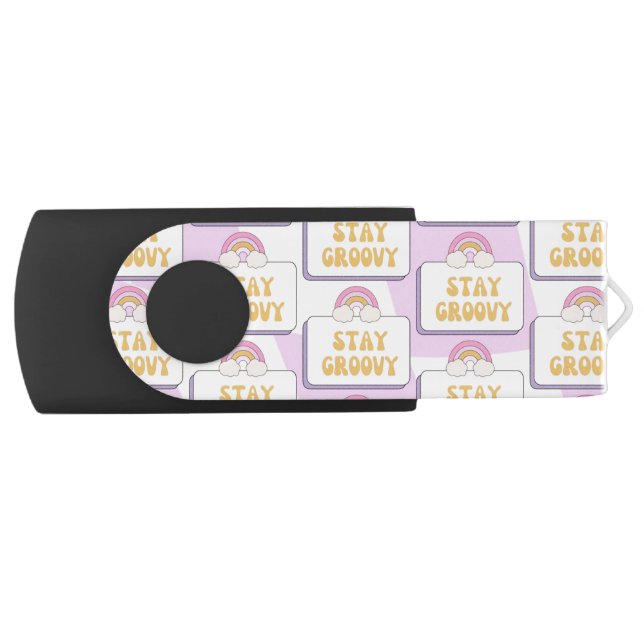 Stay Groovy Flash Drive (Front)