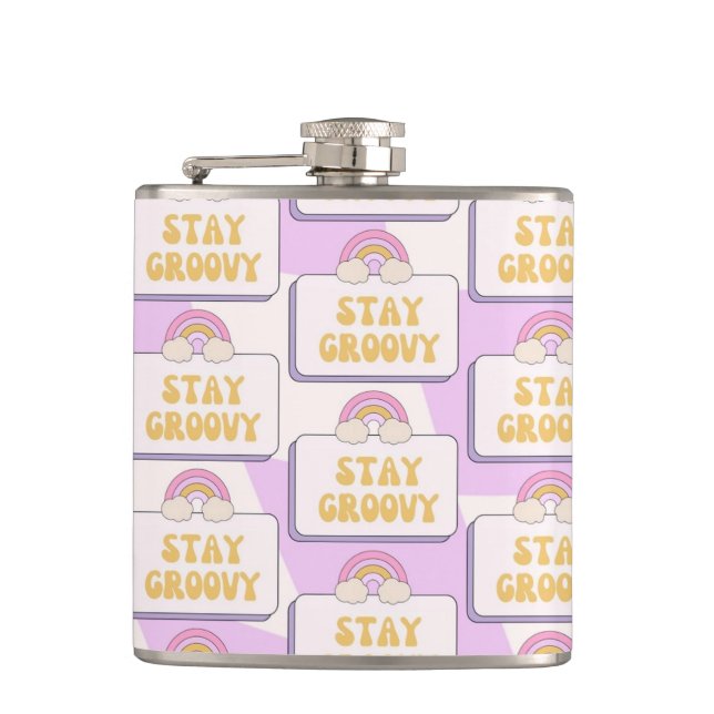 Stay Groovy Flask (Front)