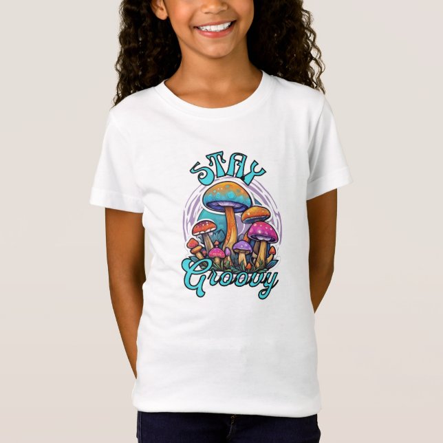 Stay Groovy Mushroom T-Shirt (Front)