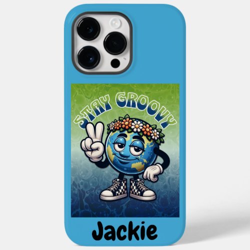 Stay Groovy MY NAME Case_Mate iPhone 14 Pro Max Case