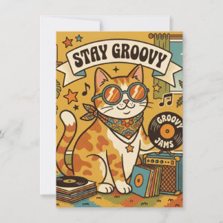 STAY GROOVY NOTE CARD