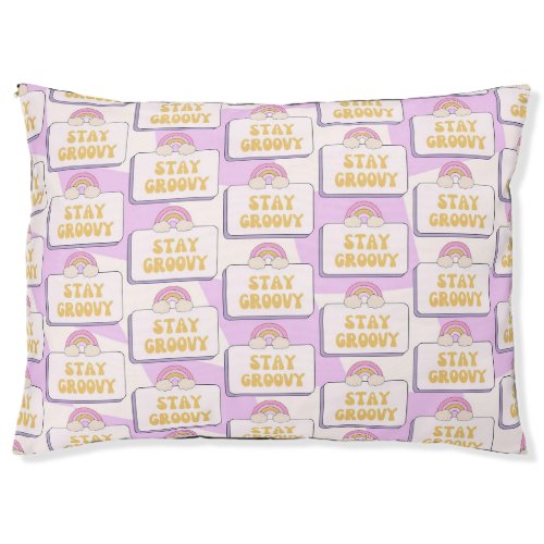 Stay Groovy Pet Bed