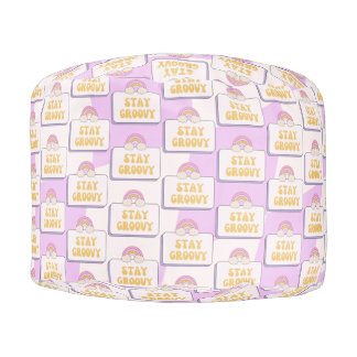 Stay Groovy Pouf
