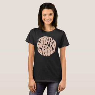  Stay Groovy Retro Beige T-Shirt
