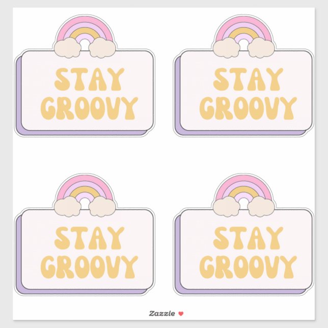 Stay Groovy Sticker (Sheet)