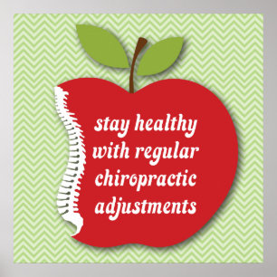 Stay Healthy (Apple) Chiropractic Poster
