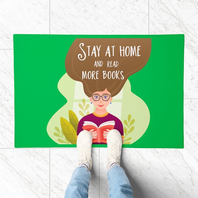 Stay Home Read More Books Book Lover Doormat (Creator Uploaded)
