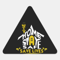 stay home stay safe / stickers / quarantine 2020