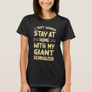 Stay Home with My Cocker Spaniel Dog Dad Humor Fur T-Shirt