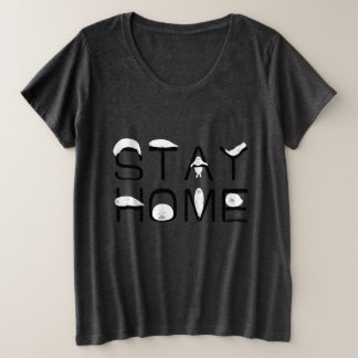 STAY HOME WITH SEAL PLUS SIZE T-Shirt