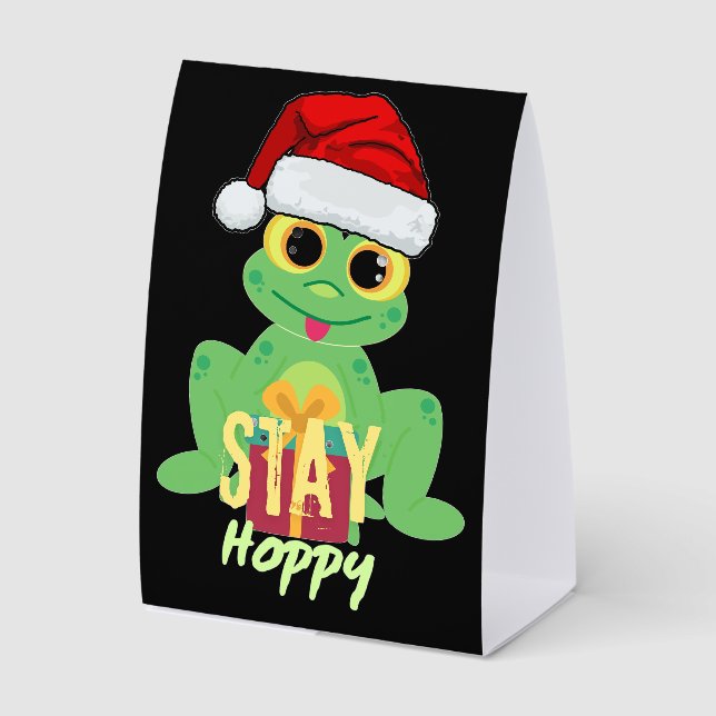 Stay Hoppy Paper Table Tent (Front)