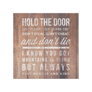 Stay Humble & Kind 12" x 12" Gallery Wrap