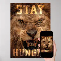 stay hungry lion