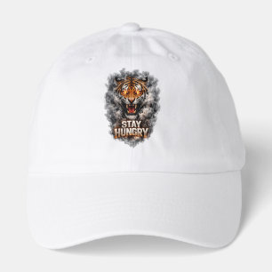 Stay Hungry Tiger Motivation Design Hat